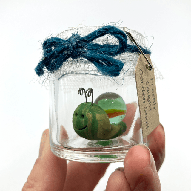 Freshly Caught Garden Snail